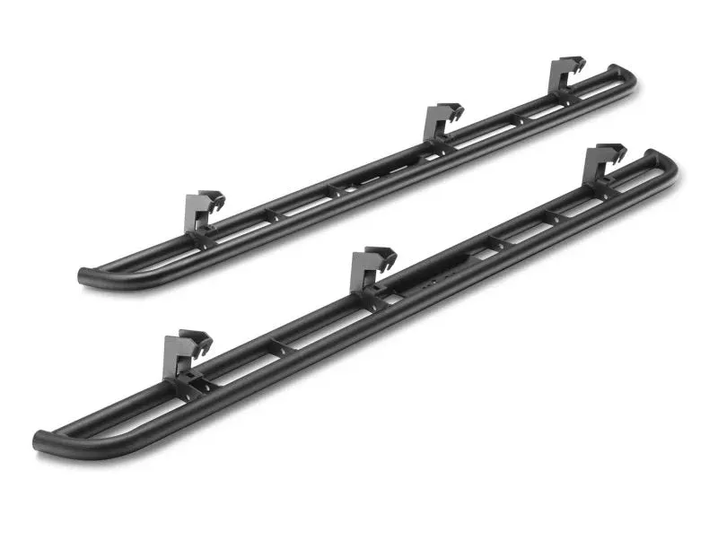 N-Fab RKR Rails Cab Length Tex. Black 1.75in fits Vehicle Fitments