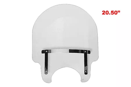 National Cycle Dakota 3.0 Windshield for Rebel 250 '85-87 & '96-09 -20.5 Inch, Slight Tint