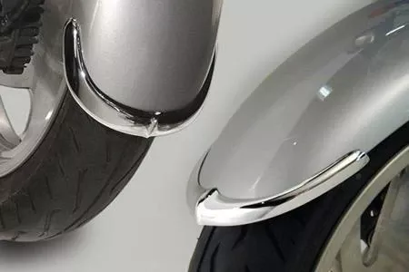 National Cycle Front Fender Tips/Trim for Intruder 1500/LC '98-04 - 2pc. Set