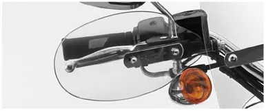 National Cycle N5546 Hand Deflectors for Harley Davidson Sportsters 2005-Current