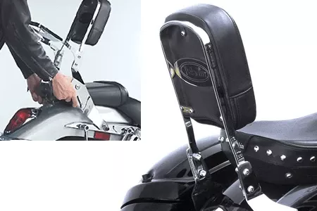 National Cycle-PaladinQuickSet3 Backrest for Vulcan 900 Custom '07-12 & Vulcan 900 Classic '06-12 QuickSet3 Mounting System Sold Separately