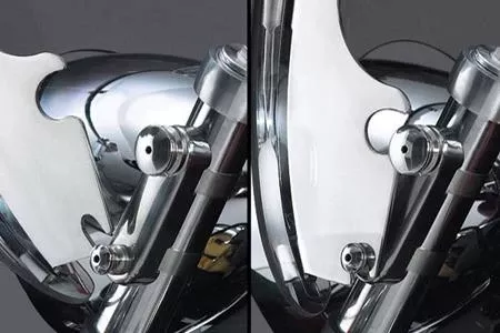 National Cycle QuickSet4 Mount Hardware for SwitchBlade Windshields on C50 Boulevard '05-up