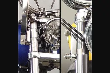 National Cycle QuickSet4 Mount Hardware for SwitchBlade Windshields on FX Models Narrow Glidew/ 49mm Fork Tubes Click for fitment