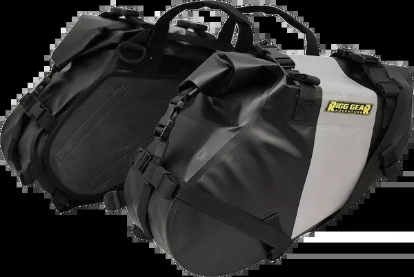 Nelson RIGG Hurricane Dual Sport Saddlebags - Black/Gray