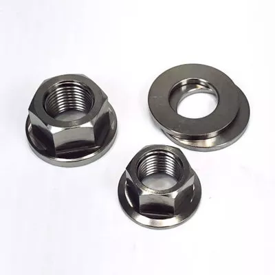 Norton Motorsports Yamaha R3 Titanium Axle Nuts and Washers (front & rear)