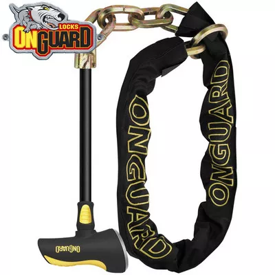 On Guard Beast Series #8017LPT Loop and T Bike Lock