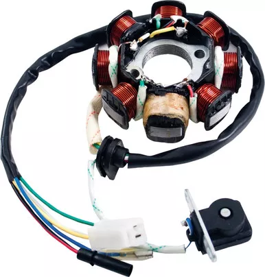 Outside 50Cc 8-Coil Magneto/Stator Vertical/Gy6 4-Stroke - 08-0205