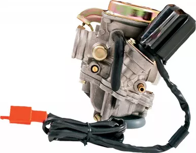 Outside Gy6 Stock 4-Stroke Carburetor 50Cc W/Electric Choke - 03-0024