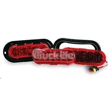 OVAL RED LED SEALED BEAM