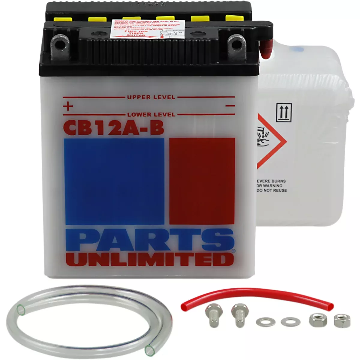 PARTS UNLIMITED 2113-0174 Heavy-Duty 12v Battery Kit Battery – YB12A-B