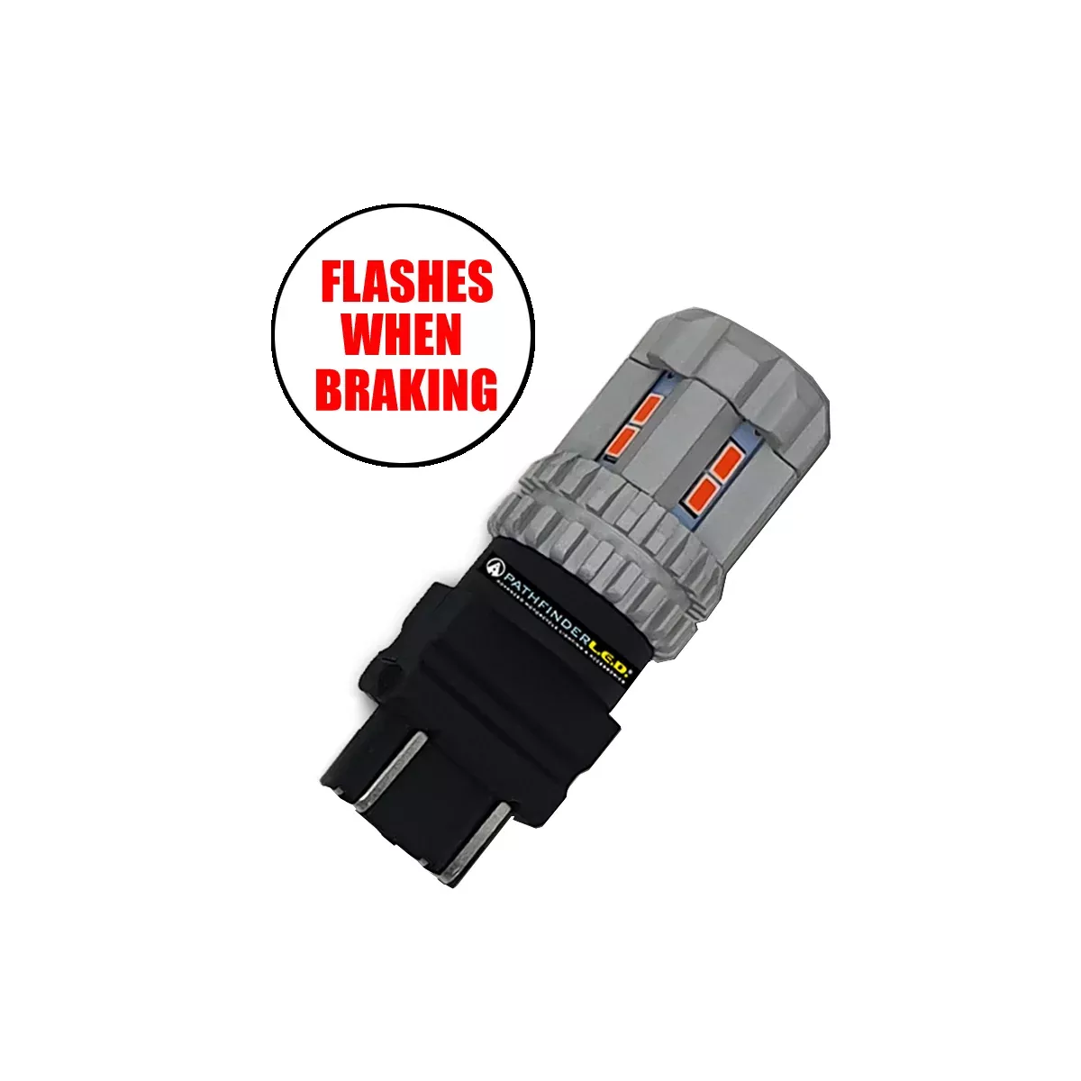 Pathfinder 3157 Ultra Flash Led Bulb Ea Flashes 4x When Braking-226-0079