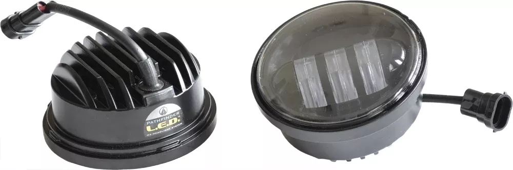 Pathfinder 4.5" Led Passing Lamps Black High Definition-226-0019