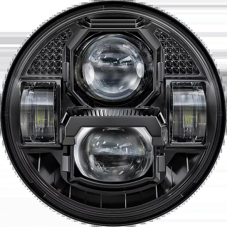 Pathfinder 5 3/4" Led Headlight Rugged Ultra View Black-226-0234