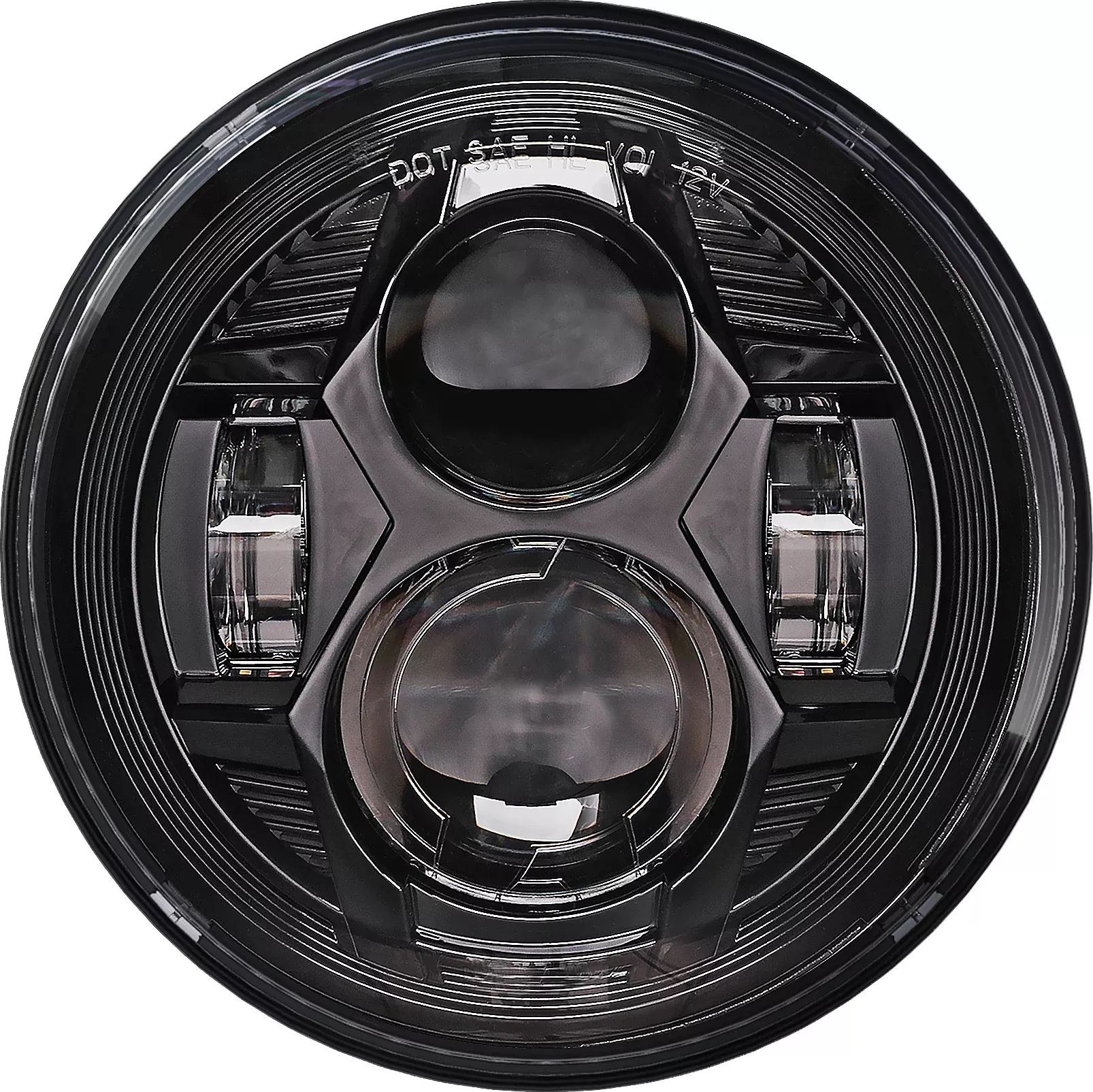 Pathfinder 7″ Led Headlight Black-226-0112