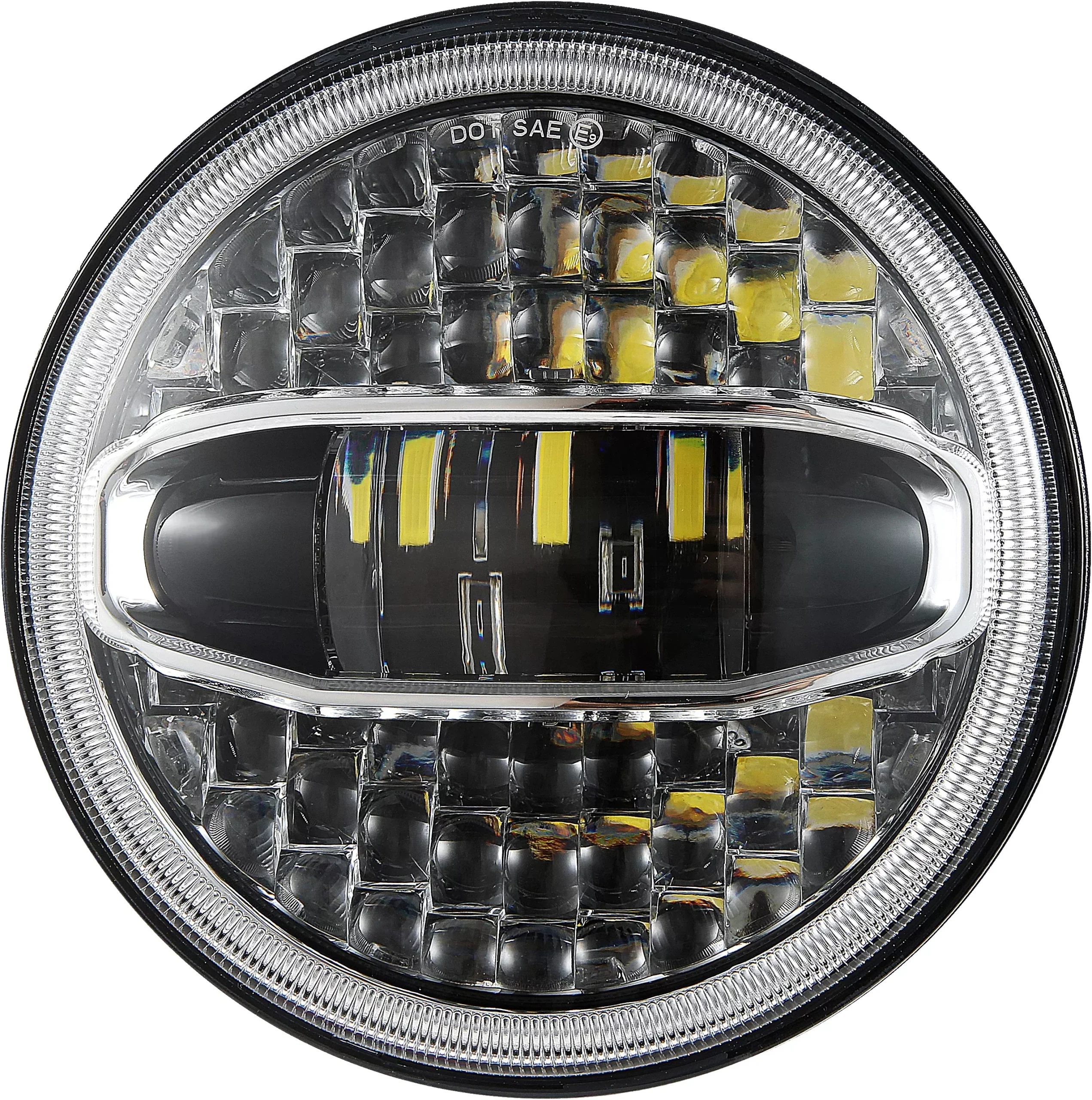 Pathfinder 7″ Led Headlight W/Chrome Mounting Bracket-226-0076