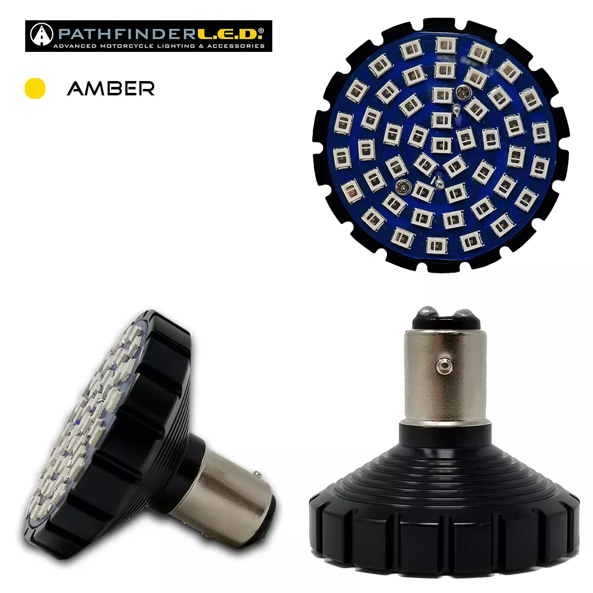 Pathfinder Bullet Ultra Bright Led Amber 1157 Style Ea-226-0206