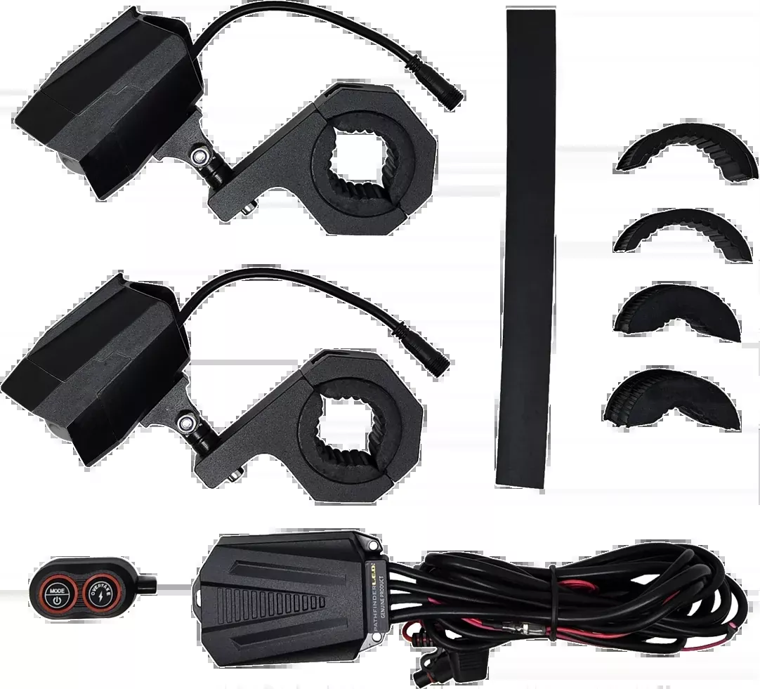 Pathfinder Dual Switchback Led Lights Black Wireless Remote Pr-226-0229