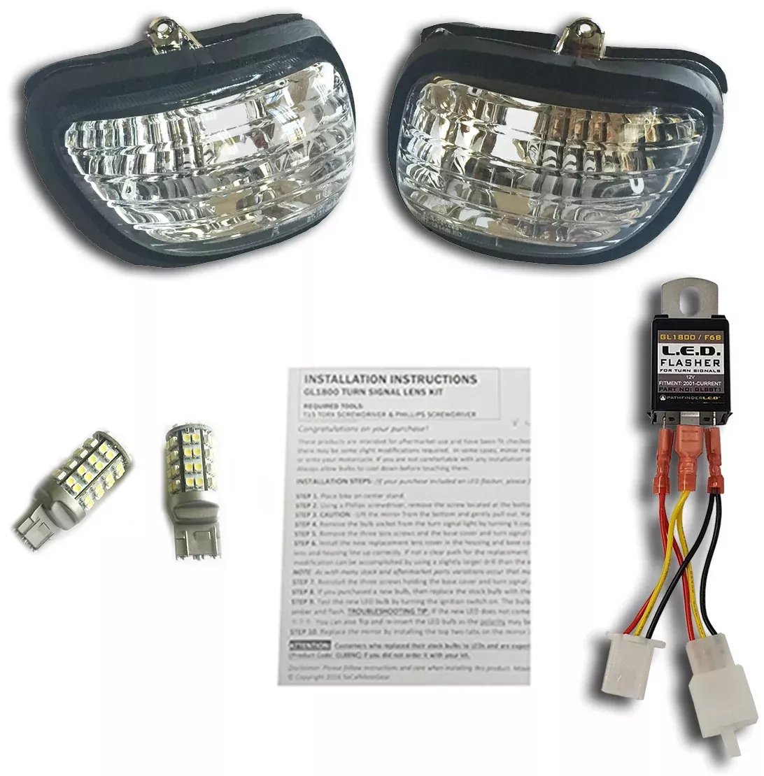 Pathfinder Led Turn Signal Kit Clear Lens Pr Hon-226-0051C