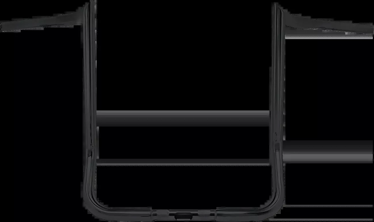 Paul Yaffe Bagger Nation 1-1/4″ Bagger Monkey Bar Handlebar – 14″ – Black