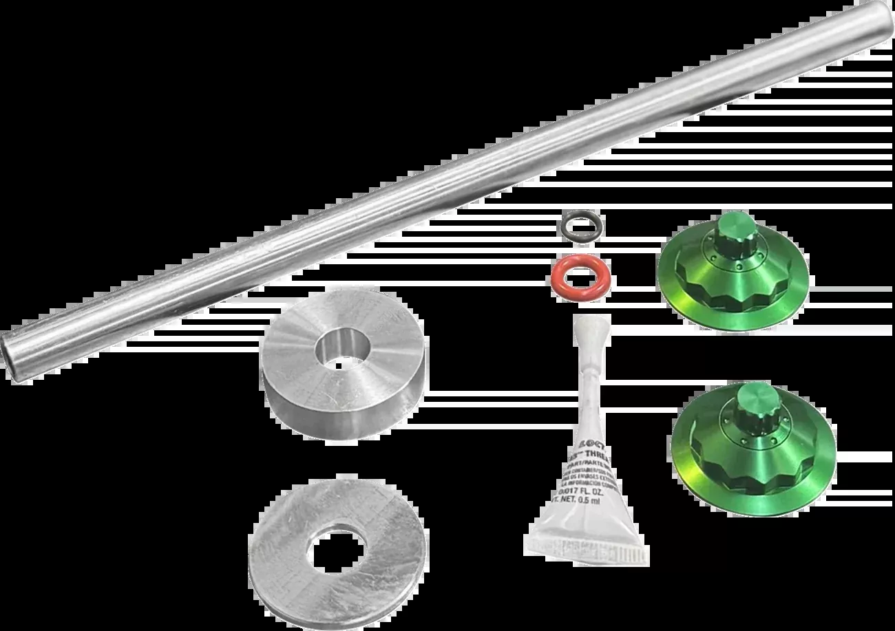 Paul Yaffe Bagger Nation Axle Cover Kit – Y-Axle Rod – Front – Standard/12 Point – Green