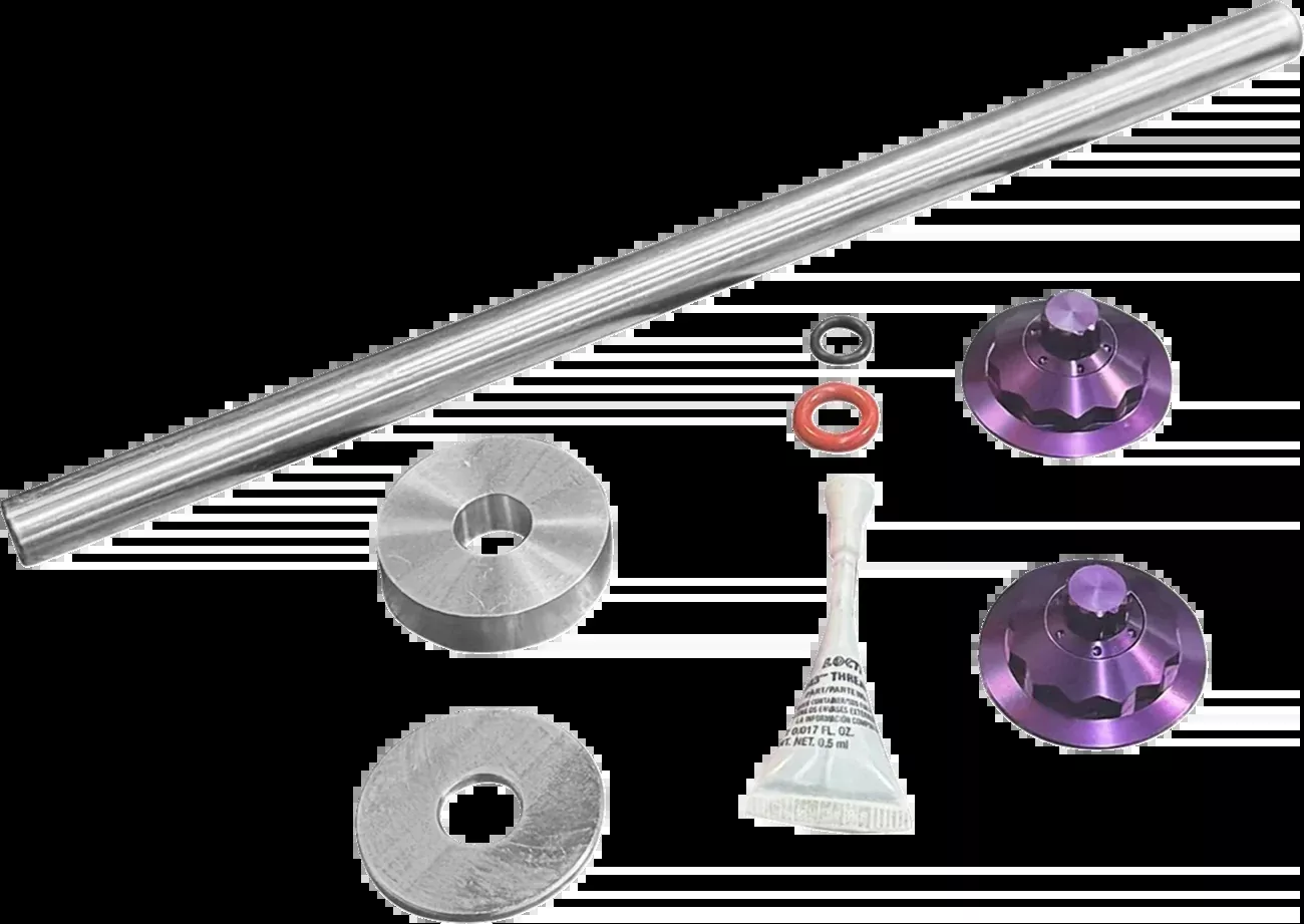 Paul Yaffe Bagger Nation Axle Cover Kit – Y-Axle Rod – Front – Standard/12 Point – Purple