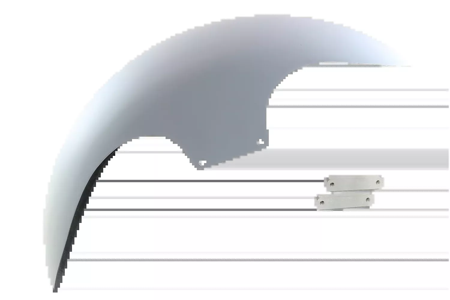 Paul Yaffe Bagger Nation Cafe Front Fender – 19″ – Satin Adaptors