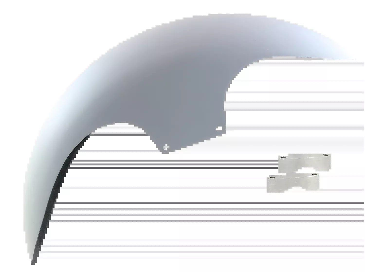 Paul Yaffe Bagger Nation Cafe Front Fender – 19″ – Satin Spacers