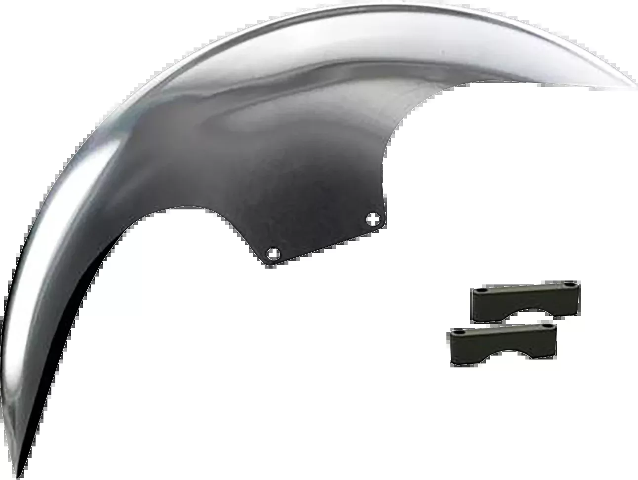 Paul Yaffe Bagger Nation Cafe Front Fender – 21″ – Black Spacers