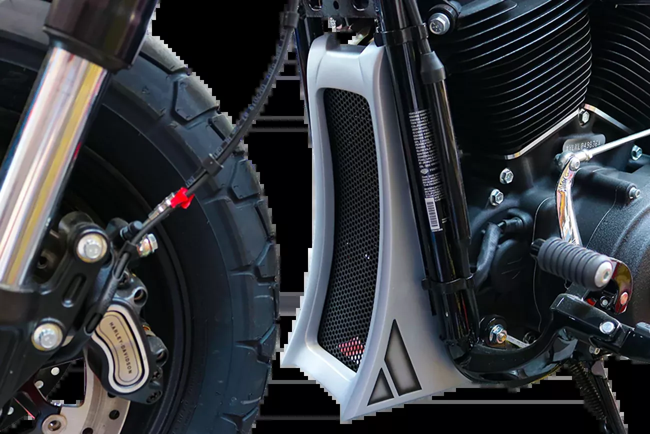 Paul Yaffe Bagger Nation Chin Spoiler – Black Stash – HD Softails
