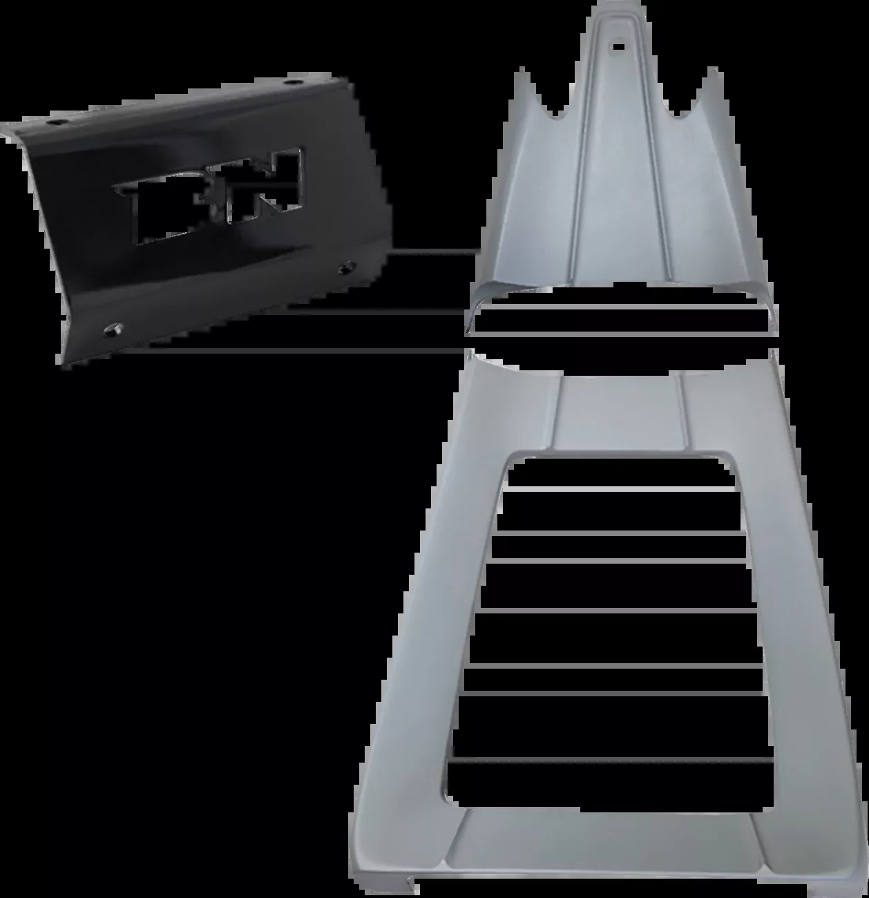Paul Yaffe Bagger Nation Chin Spoiler Swoop – 2 Pc – Harley-Davidson – Touring ’17-’23