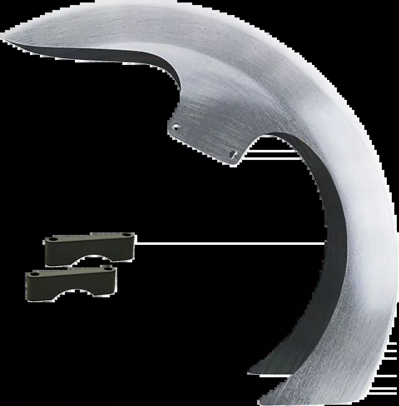 Paul Yaffe Bagger Nation DEI Front Fender – 16″-19″ Wheel – With Black Adapters – HD Touring