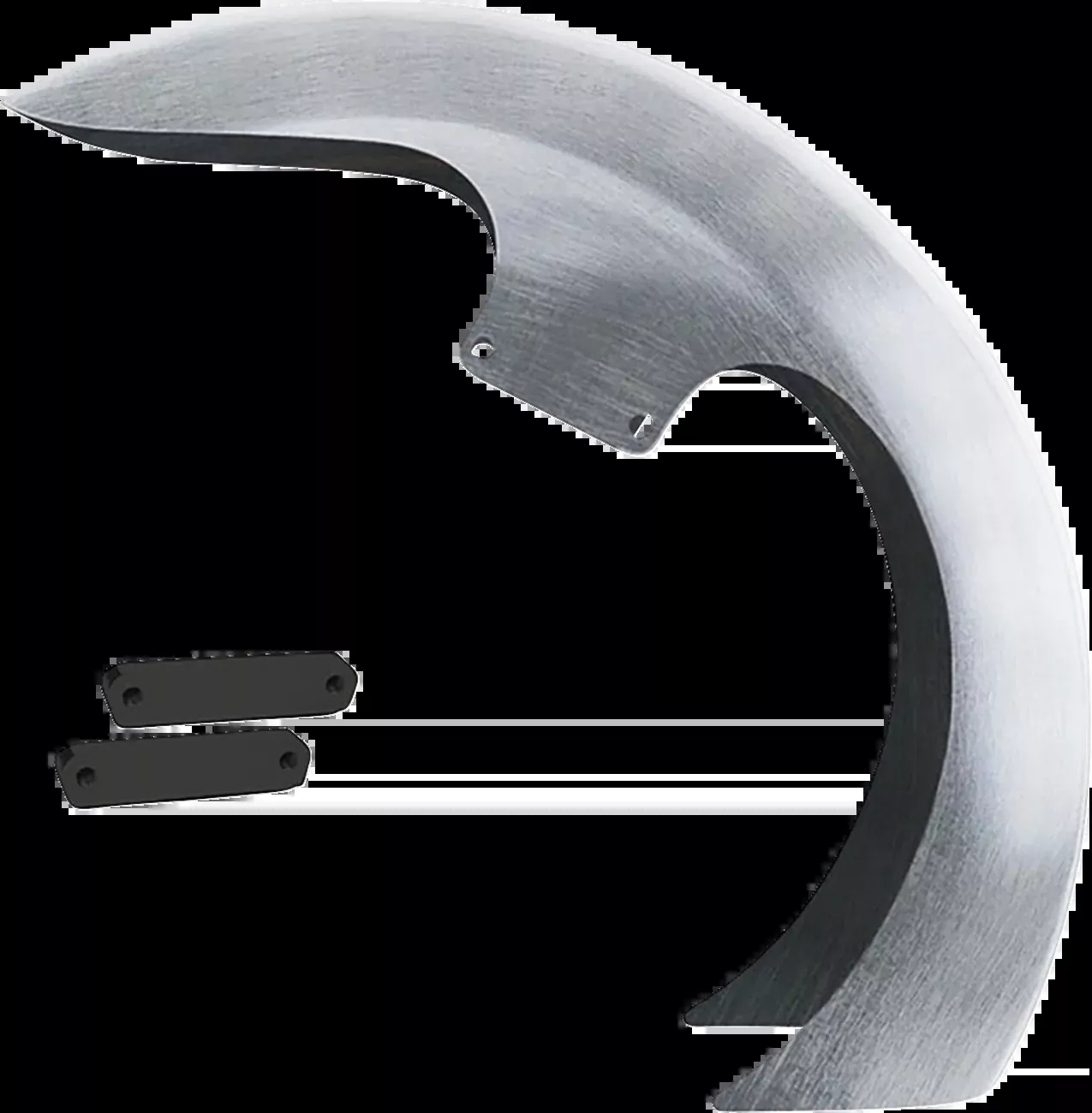 Paul Yaffe Bagger Nation DEI Front Fender – 21″ Wheel – With Black Adapters – Touring Models