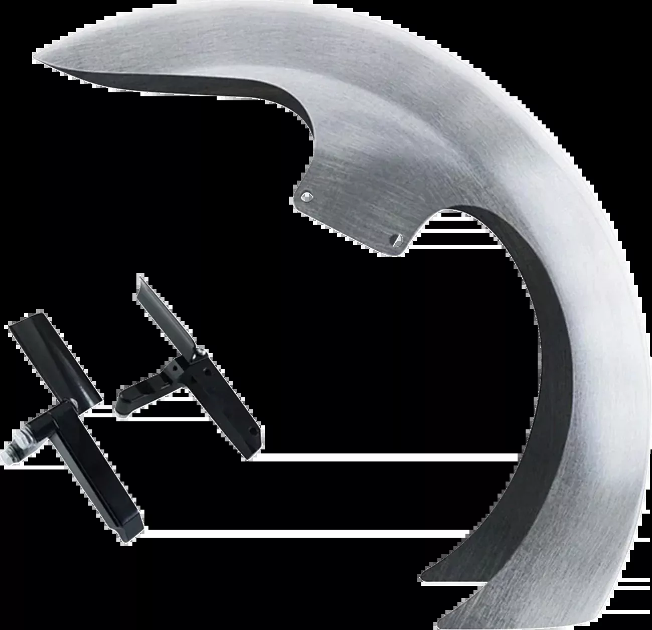 Paul Yaffe Bagger Nation DEI Front Fender – 21″ Wheel – With Inverted Fork Adapters – Debris Guards – HD Softail