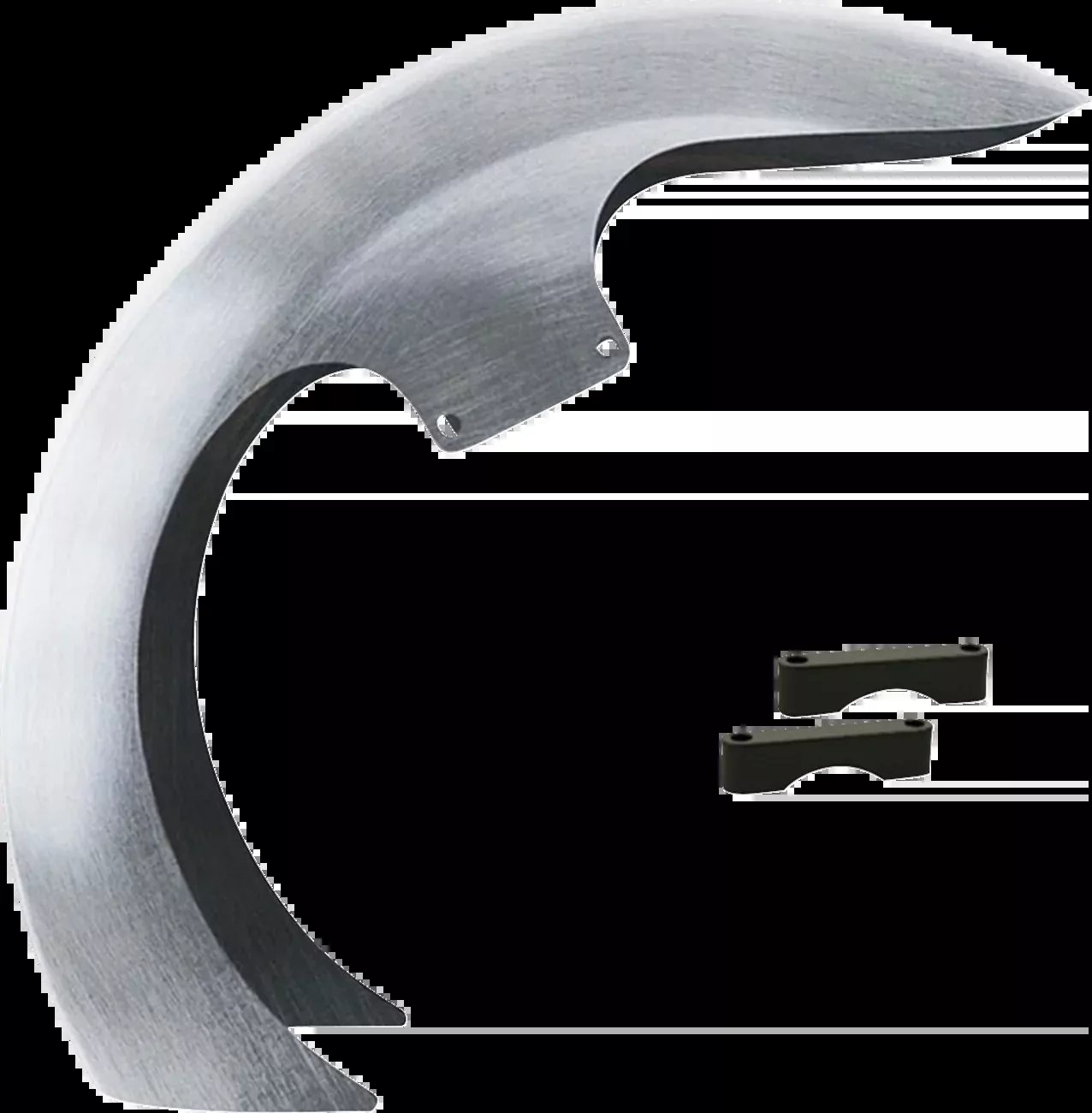 Paul Yaffe Bagger Nation DEI Front Fender – 26″ Wheel – With Black Adapters