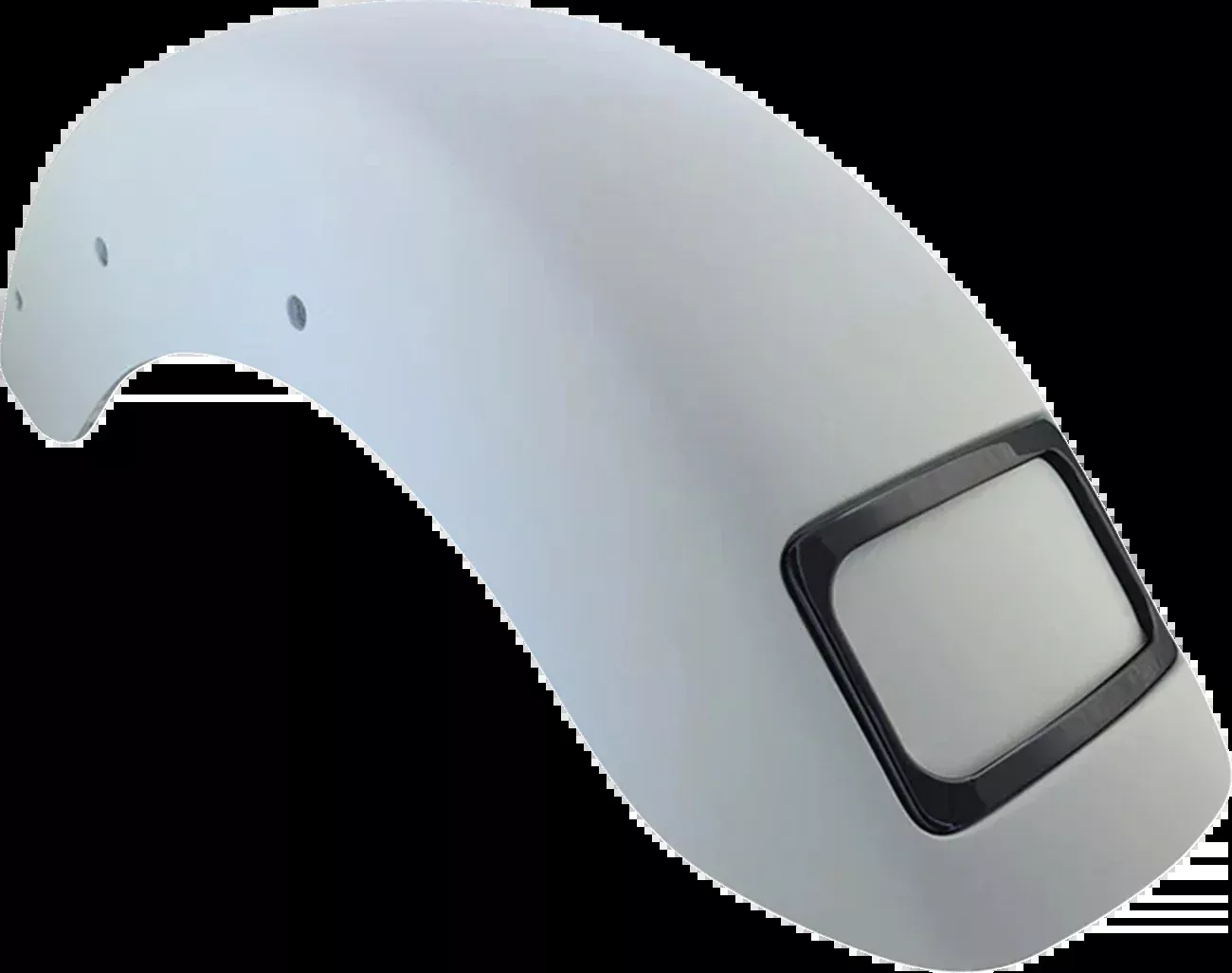Paul Yaffe Bagger Nation The Fix Rear Fender - Black Frame Plate - HD Softail '18-'26