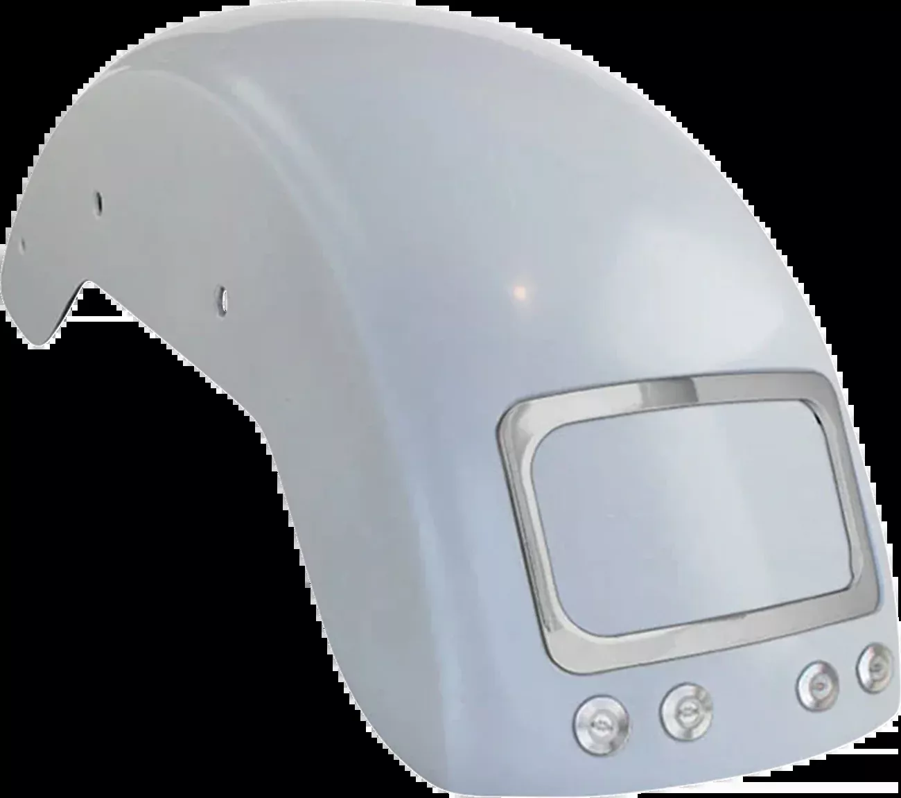 Paul Yaffe Bagger Nation The Fix Rear Fender - Chrome Frame Plate - Thunder Bolts - HD Softail '18-'26