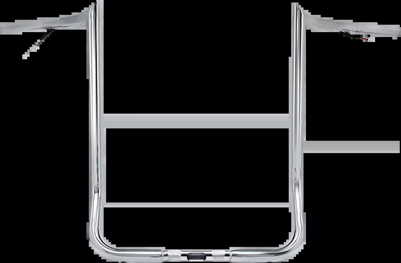 Paul Yaffe Bagger Nation Pre-Wired Handlebar – Monkey Bar – 16″ – Chrome