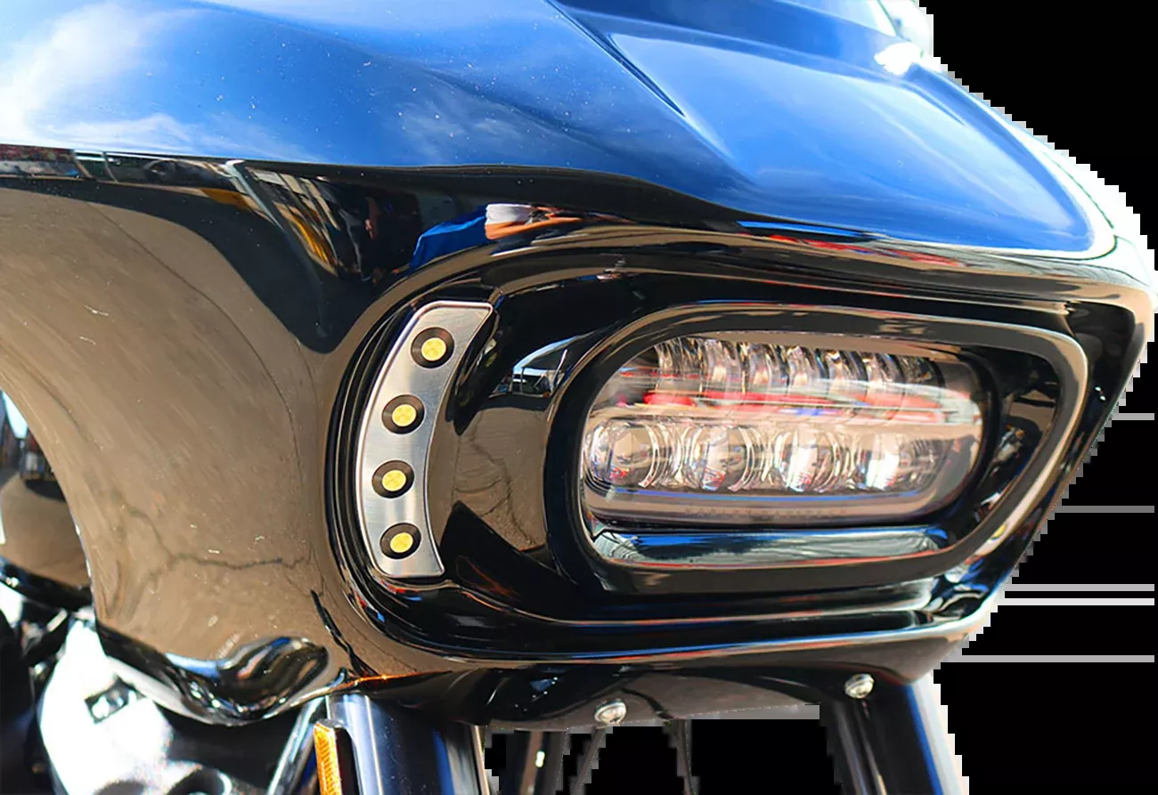Paul Yaffe Bagger Nation Quad Pod Running Light Kit – Fairing Mounted – Satin