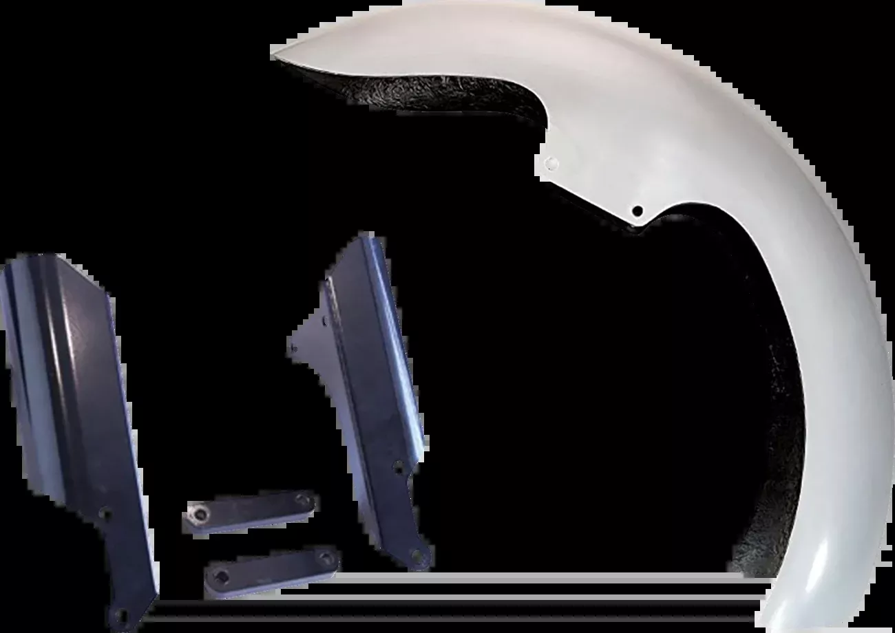 Paul Yaffe Bagger Nation Sport Front Fender – 19″ Wheel – Black Inverted Fork Adapter – HD Softail ’20-’26