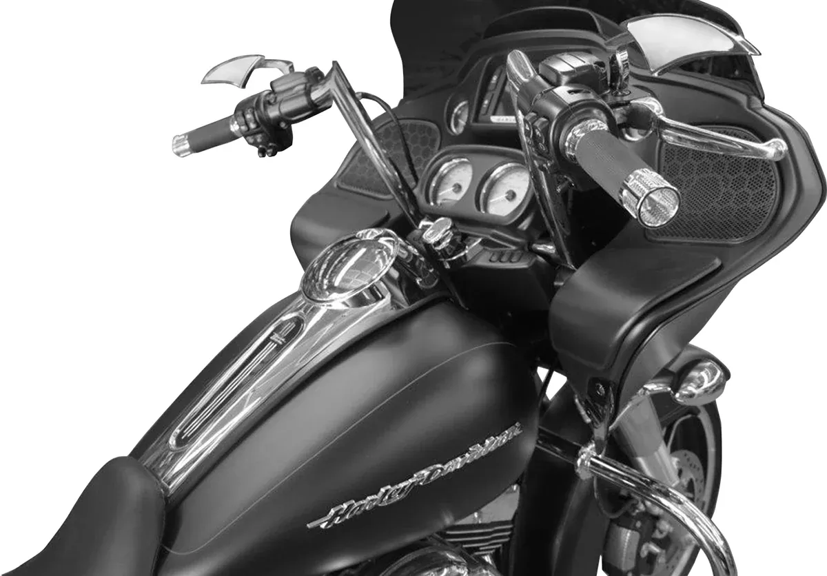 Paul Yaffe Bagger Nation Steel Dash Kit for 6-Gallon Tank – Chrome