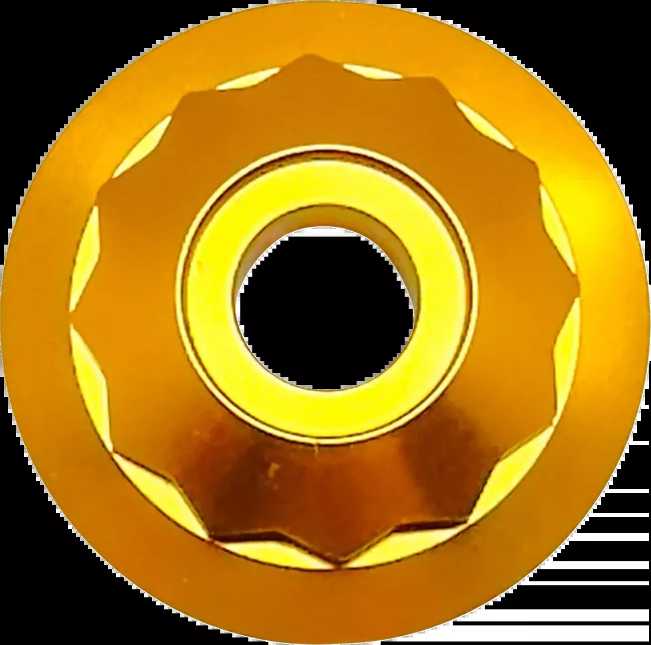 Paul Yaffe Bagger Nation Steering Stem Nut – Gold