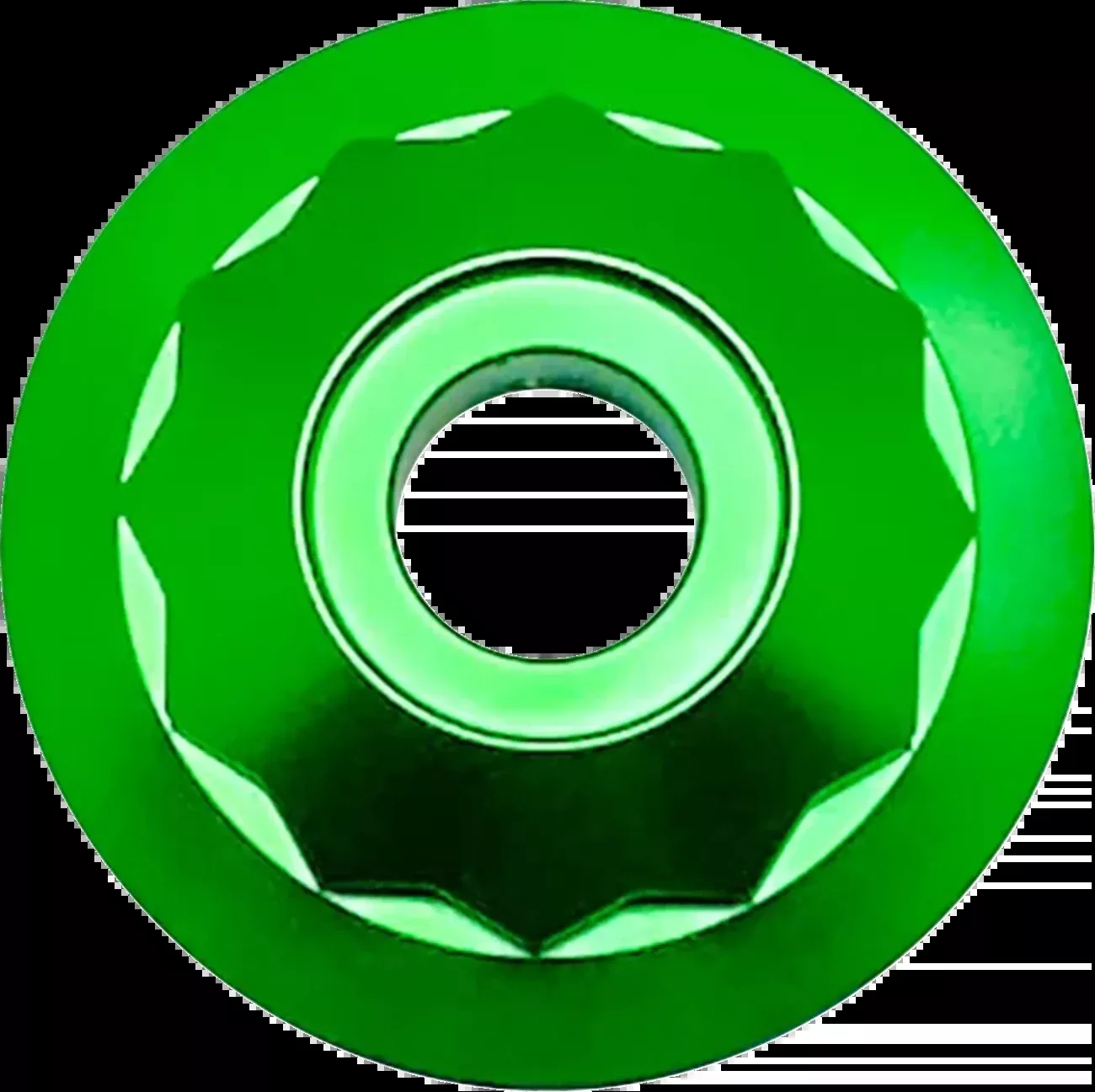 Paul Yaffe Bagger Nation Steering Stem Nut – Green