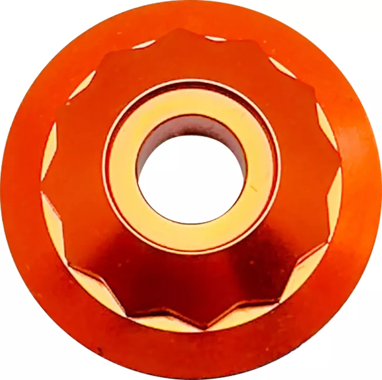 Paul Yaffe Bagger Nation Steering Stem Nut – Orange