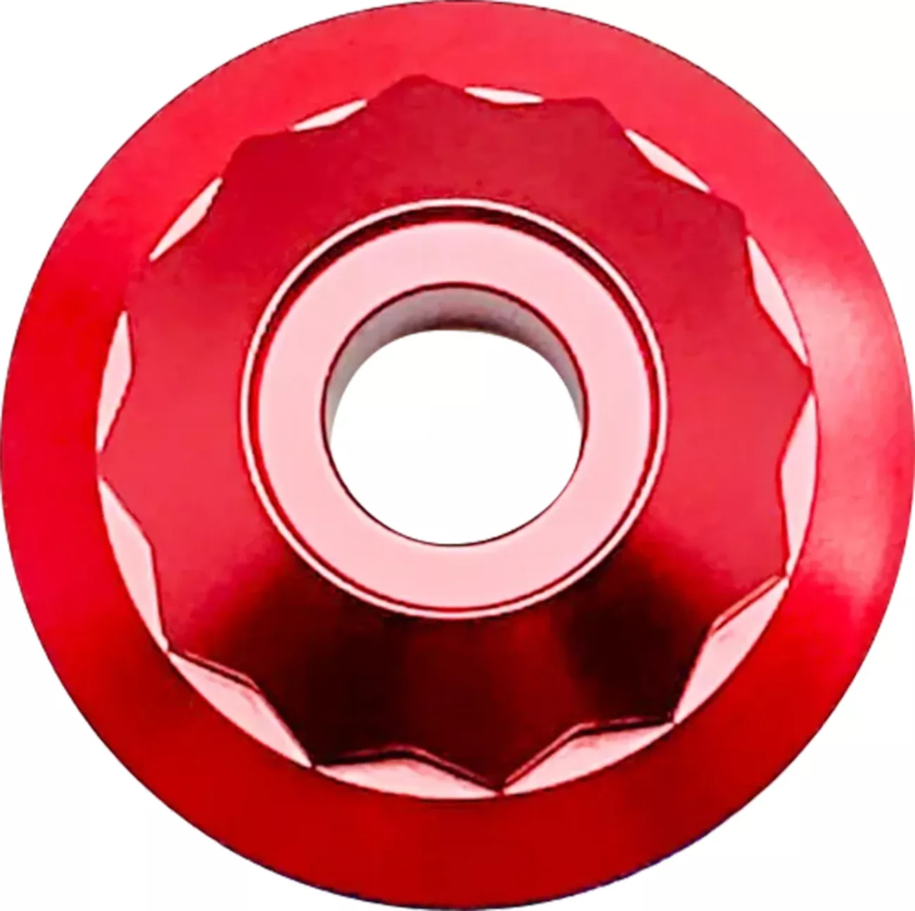 Paul Yaffe Bagger Nation Steering Stem Nut – Red