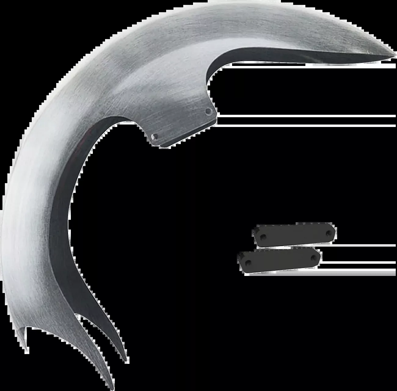 Paul Yaffe Bagger Nation Talon Front Fender - 23" Wheel - With Black Adapter - HD Touring