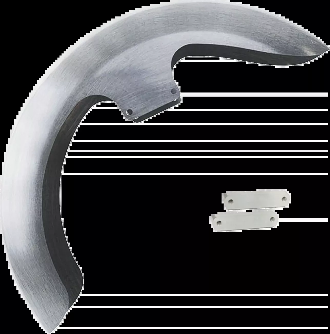 Paul Yaffe Bagger Nation Thicky Front Fender – 21″ Wheel – With Chrome Spacers – HD – Touring