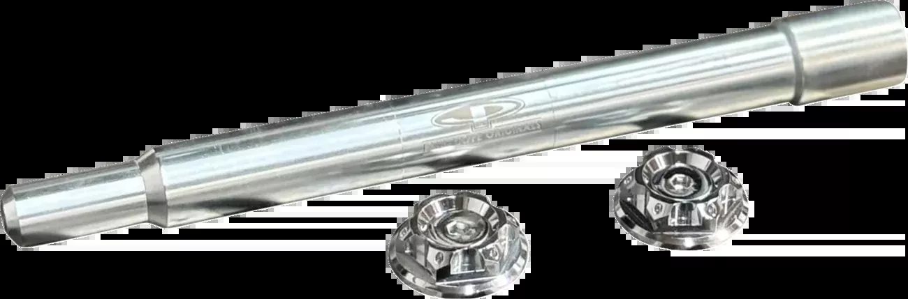 Paul Yaffe Bagger Nation Y-Axle with Turret Style Axle Cover Kit – Custom – Front – Chrome – 1″