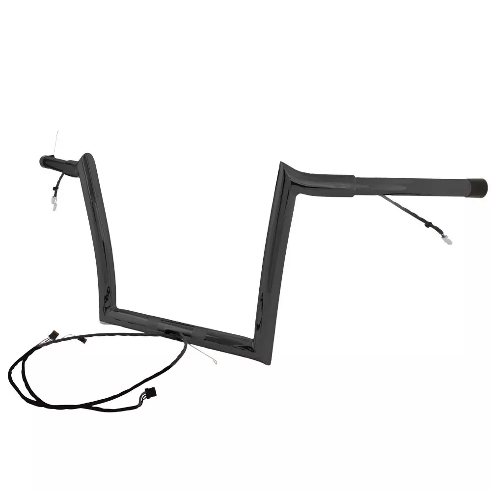 Paul Yaffe OEMPW-15L-10 B Black 10" OE Monkey Bar Pre Wired Harley FLTR 15-Up