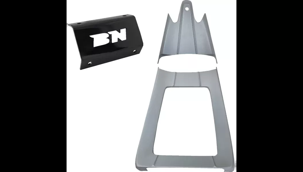 Paul Yaffe Two Piece Chin Spoiler 4 Harley 09-16 FLHT/FLHR/FLTR/FLHX