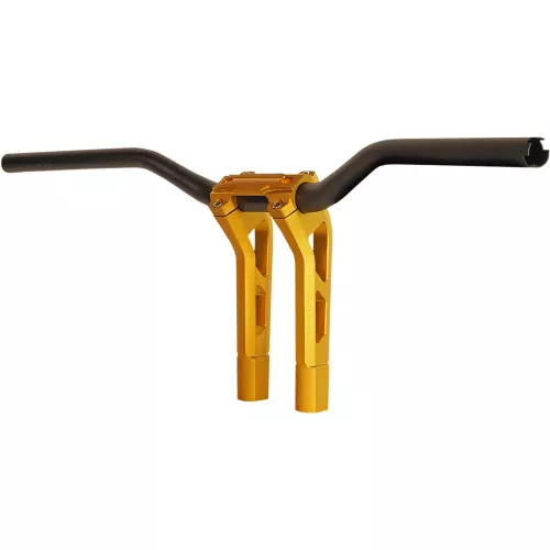 Performance Machine 1-1/4" Phatbar Handlebar & Riser Kit for Harley - Gold